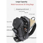Bange Shrine Multi Compartment Anti-Theft Sling Bag